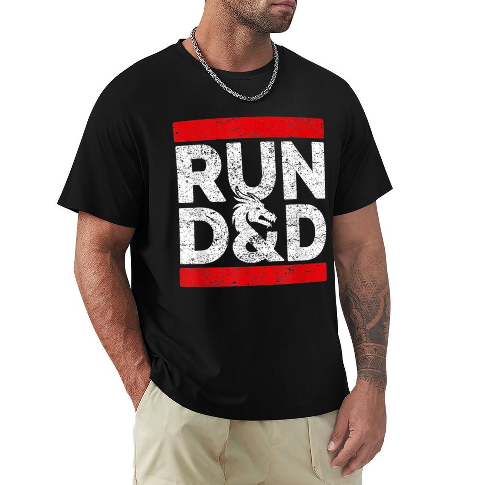 Running Gear Retro - Camiseta Casual Solta para Uso Diário