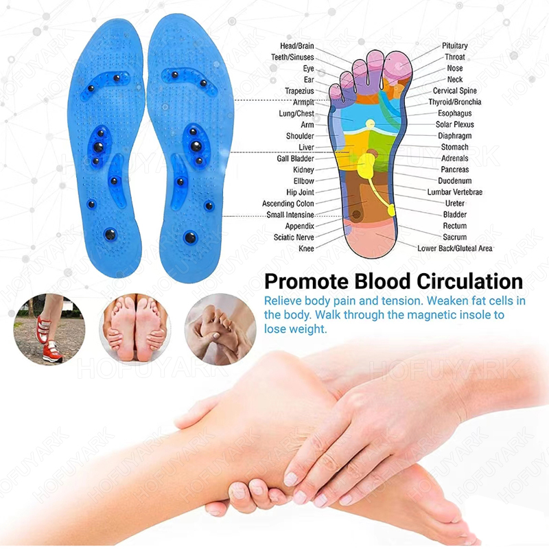 Silicone Acupressão Massagem M - Insole Arch Support avaliação e preço