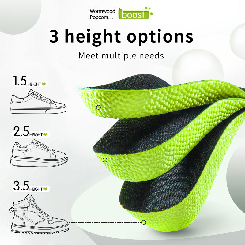Palmilhas de aumento de altura - Insole Arch Support avaliação e preço