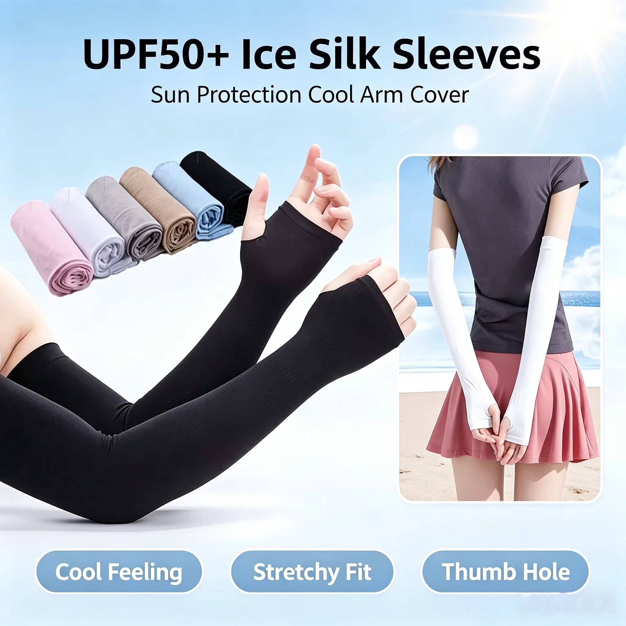 Mangas de Proteção Solar UV pa - Running Gear On avaliação e preço